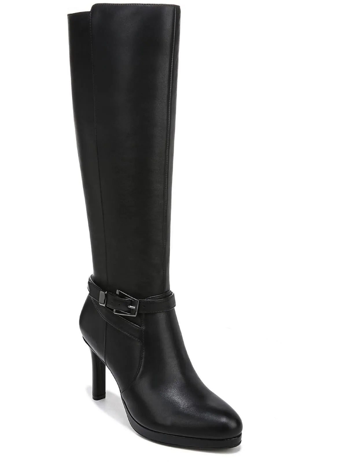 Taelynn Womens Zipper Wide Calf Knee-High Boots