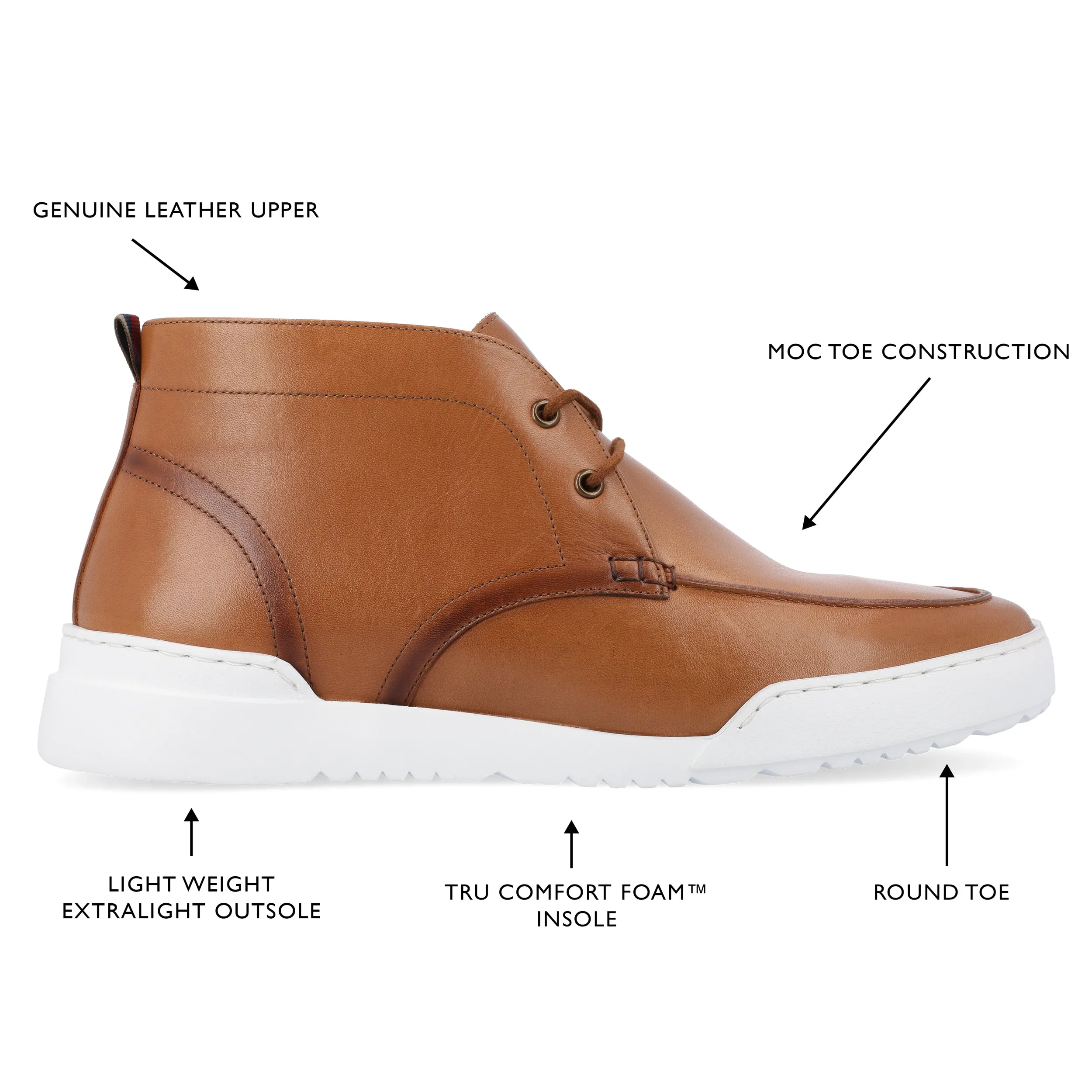 Thomas & Vine Banks Moc Toe Chukka Boot