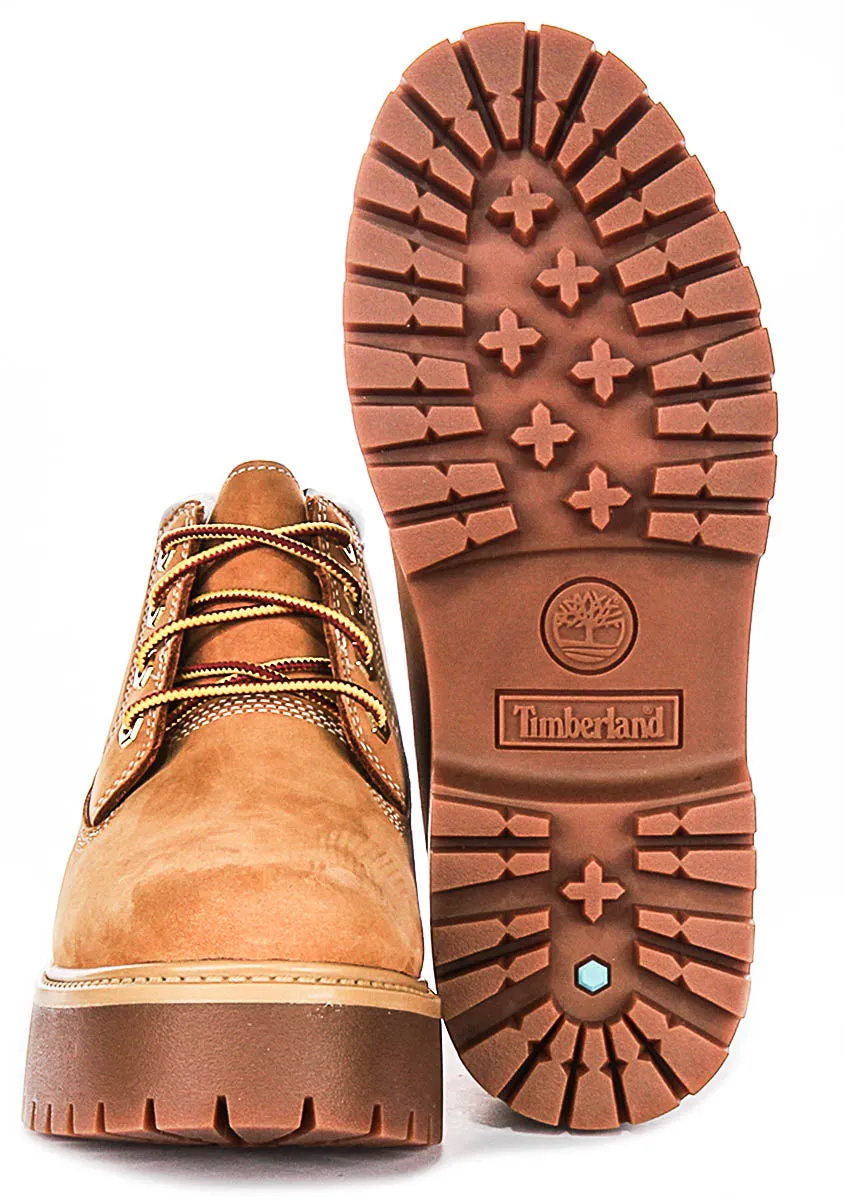 Timberland Stone Street A5Rf9 Platform In Wheat For Women Shoes Timberland