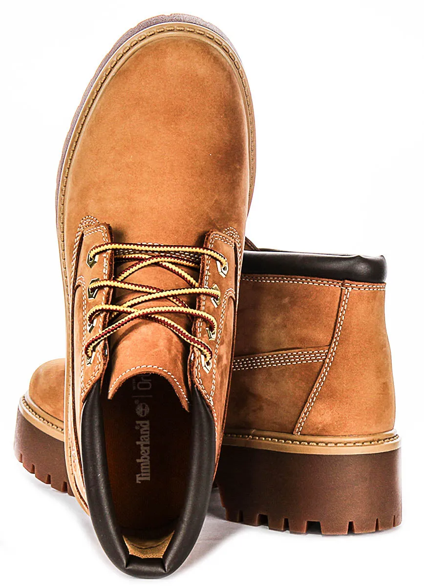 Timberland Stone Street A5Rf9 Platform In Wheat For Women Shoes Timberland