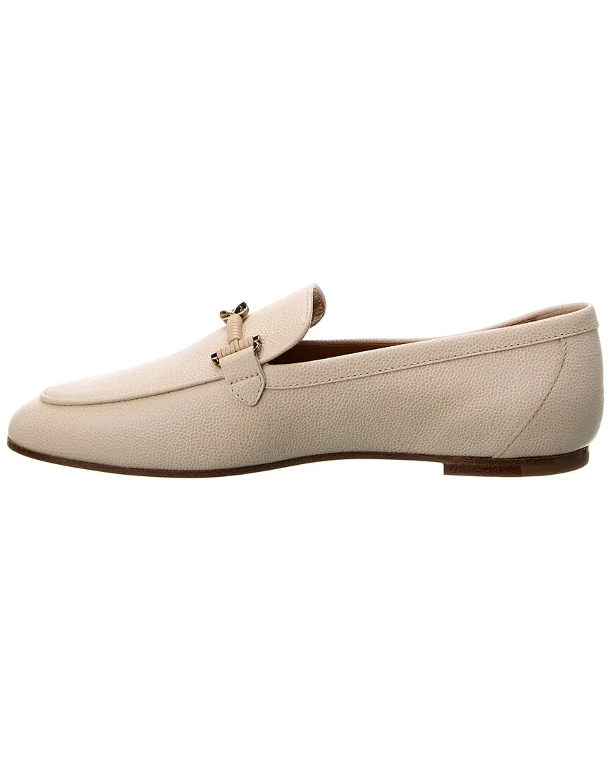 TOD��s Chain-Link Leather Loafer