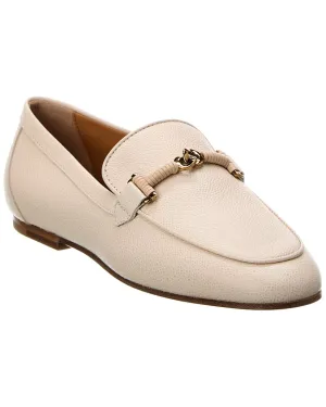 TOD��s Chain-Link Leather Loafer