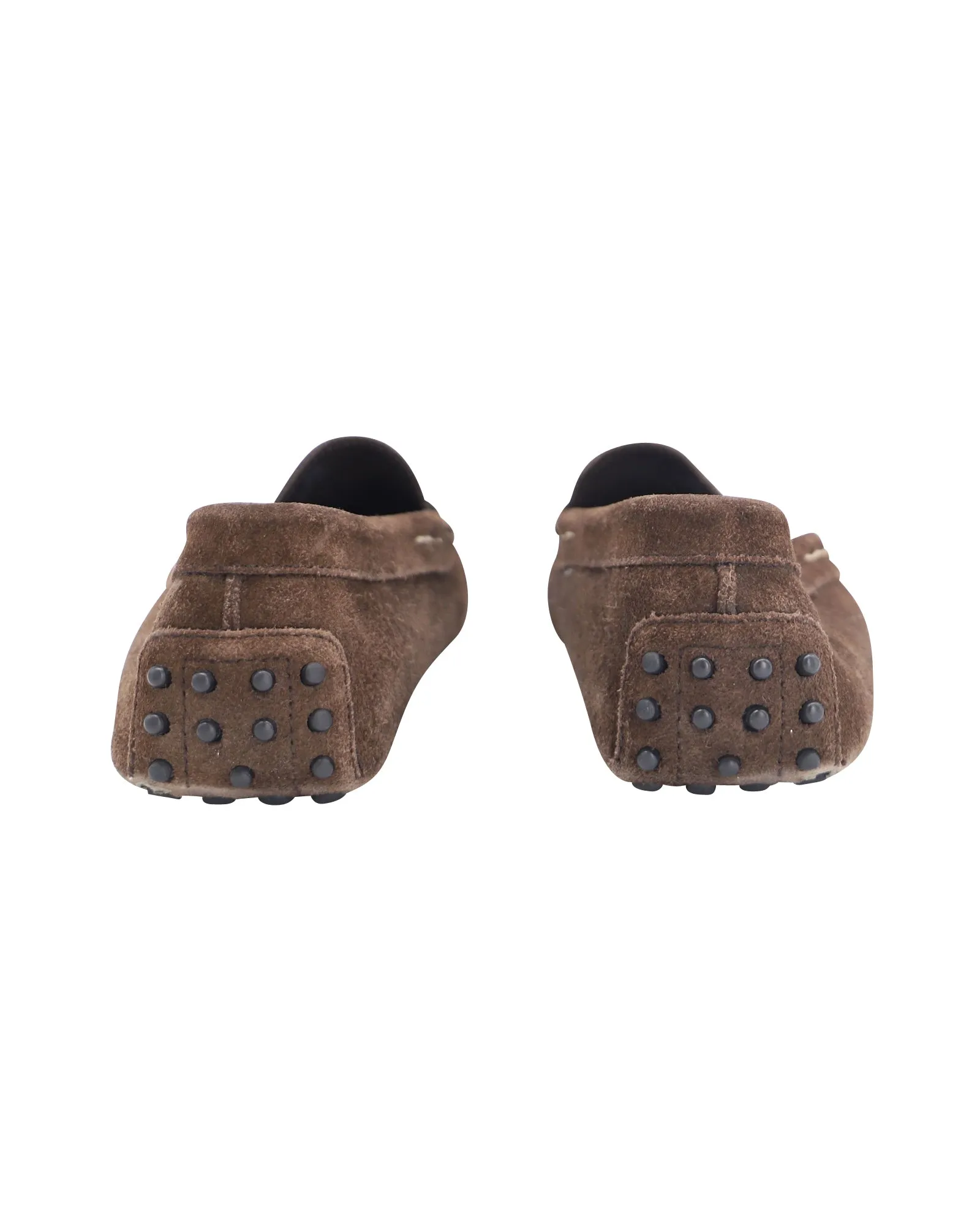Tod's Gommino Loafers in Brown Suede