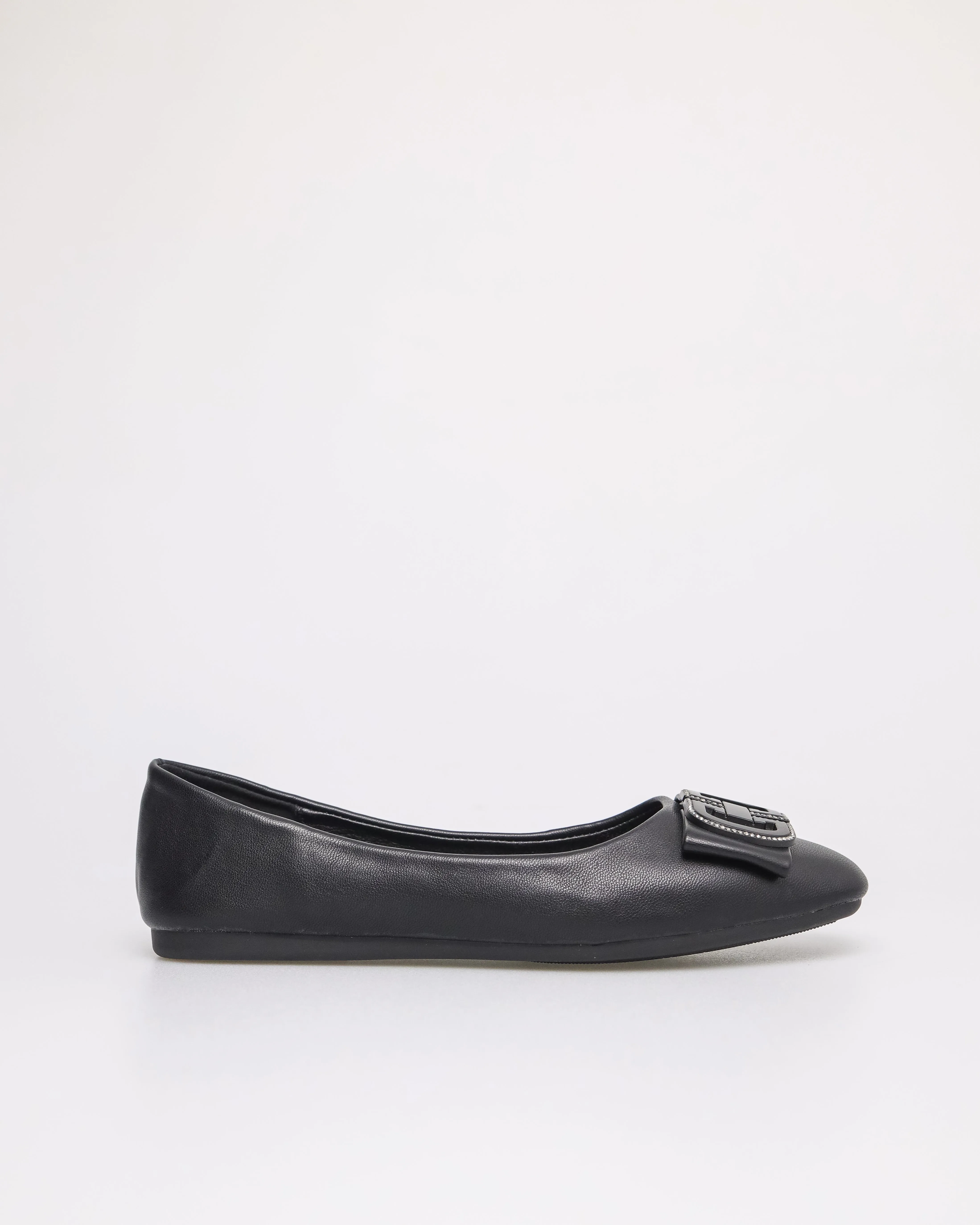 Tomaz NN255 Ladies Emblem Buckle Flats