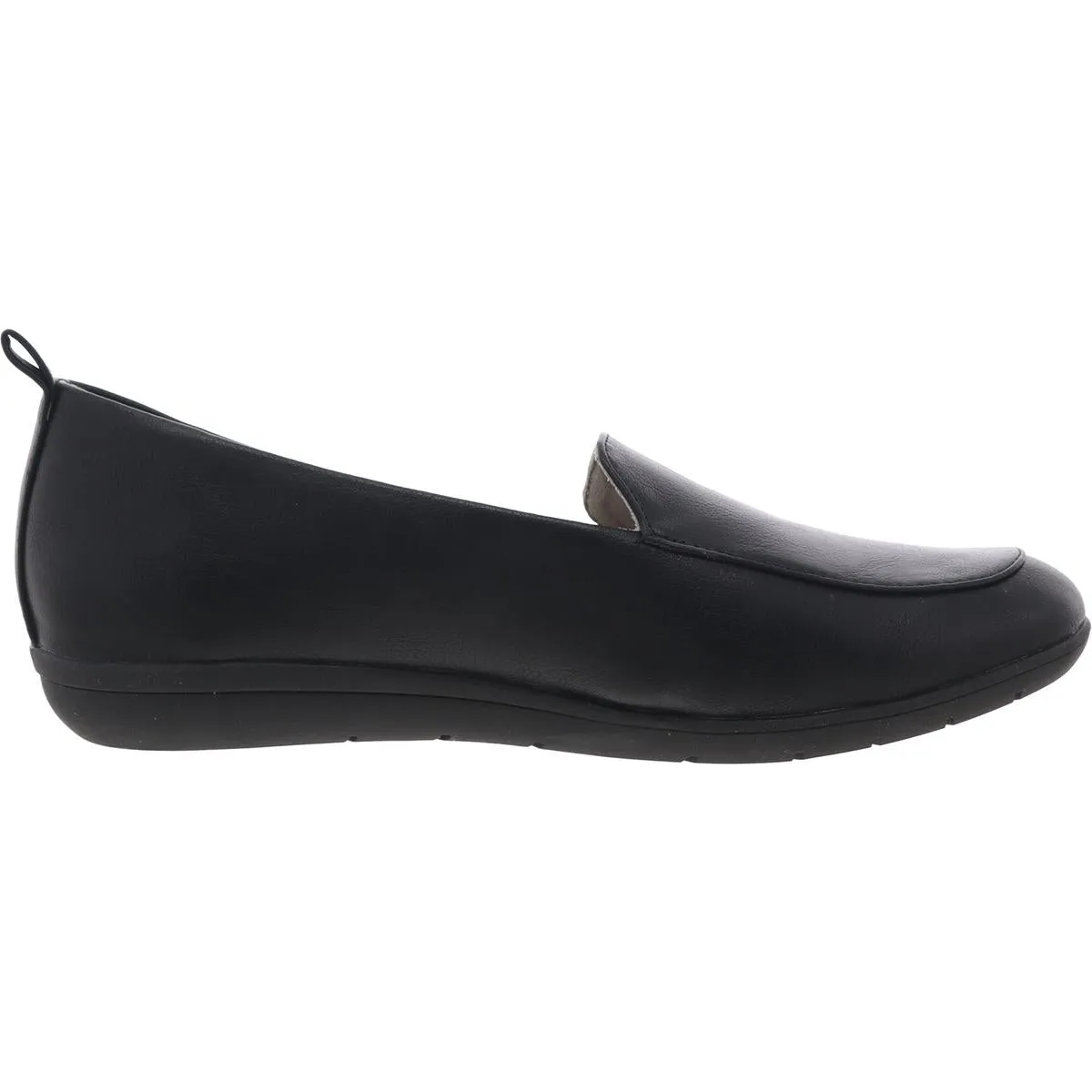 Twiggy Womens Solid Faux Leather Loafers
