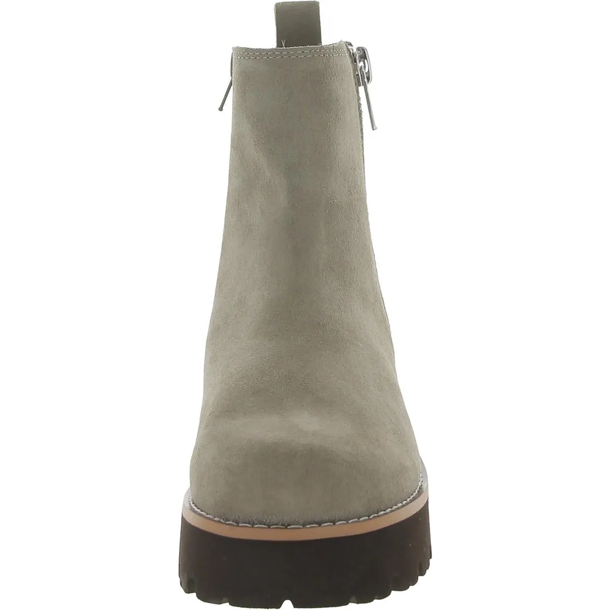 Valen Womens Suede Platform Ankle Boots