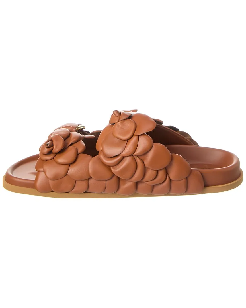 Valentino Leather Slide