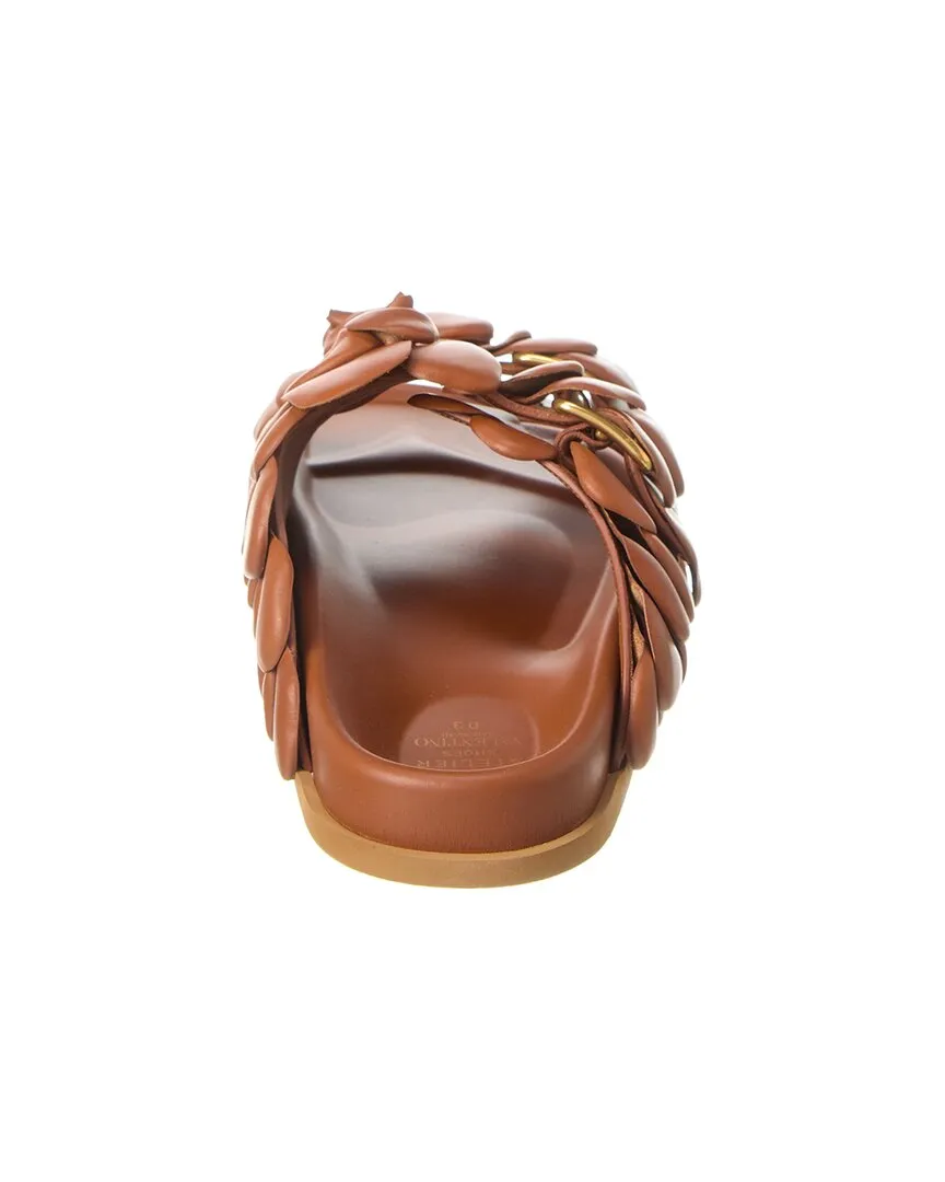 Valentino Leather Slide