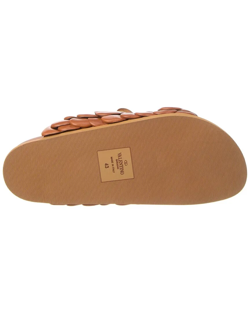 Valentino Leather Slide