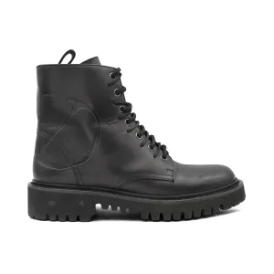 Valentino 'V Logo' Combat Boots - Women's 37
