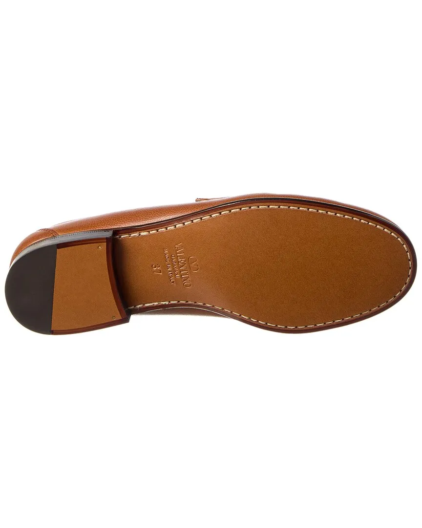 Valentino VLogo Signature Leather Loafer