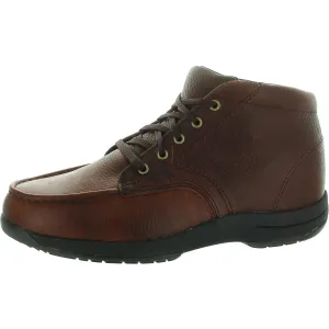 Walking Mens Leather Lace Up Chukka Boots