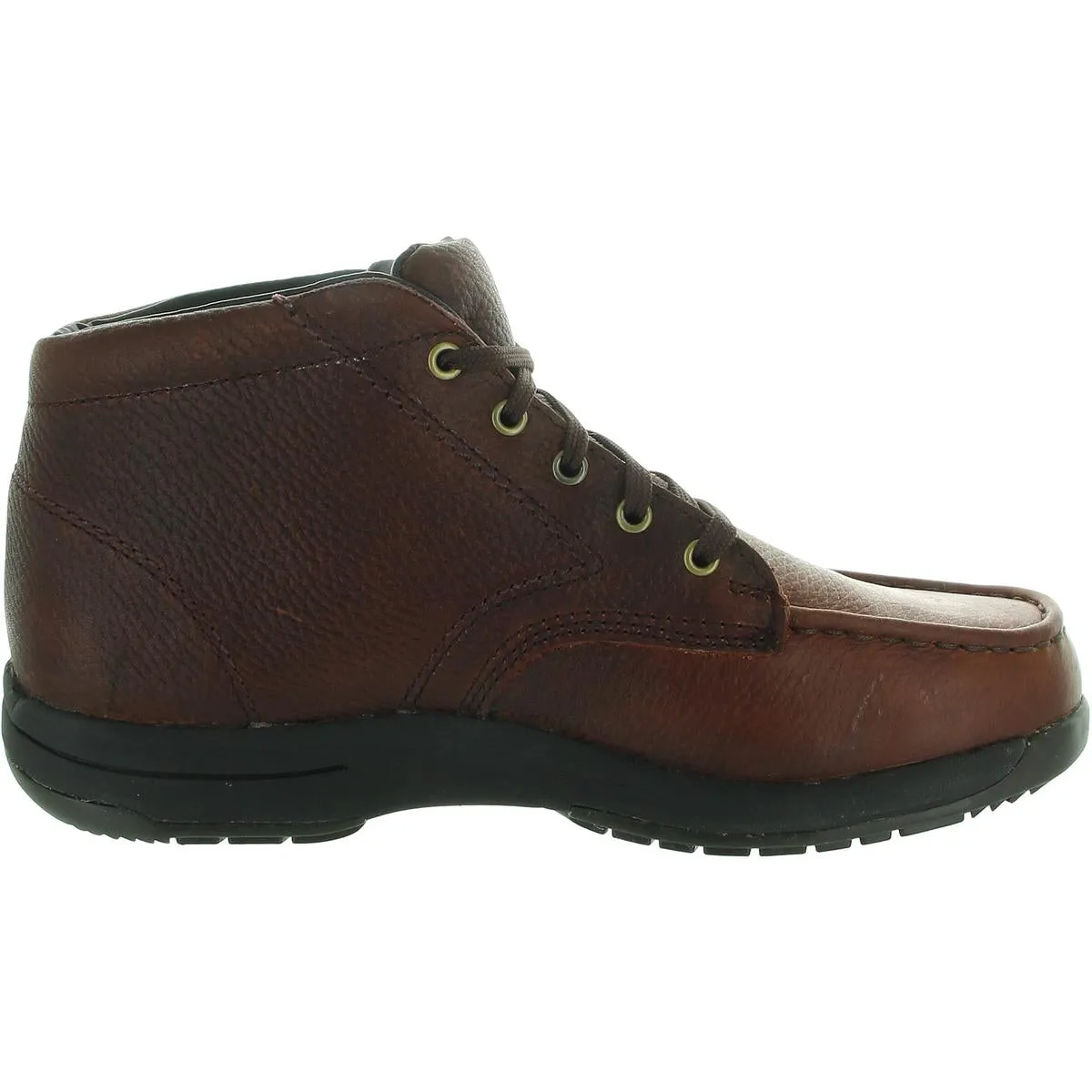 Walking Mens Leather Lace Up Chukka Boots