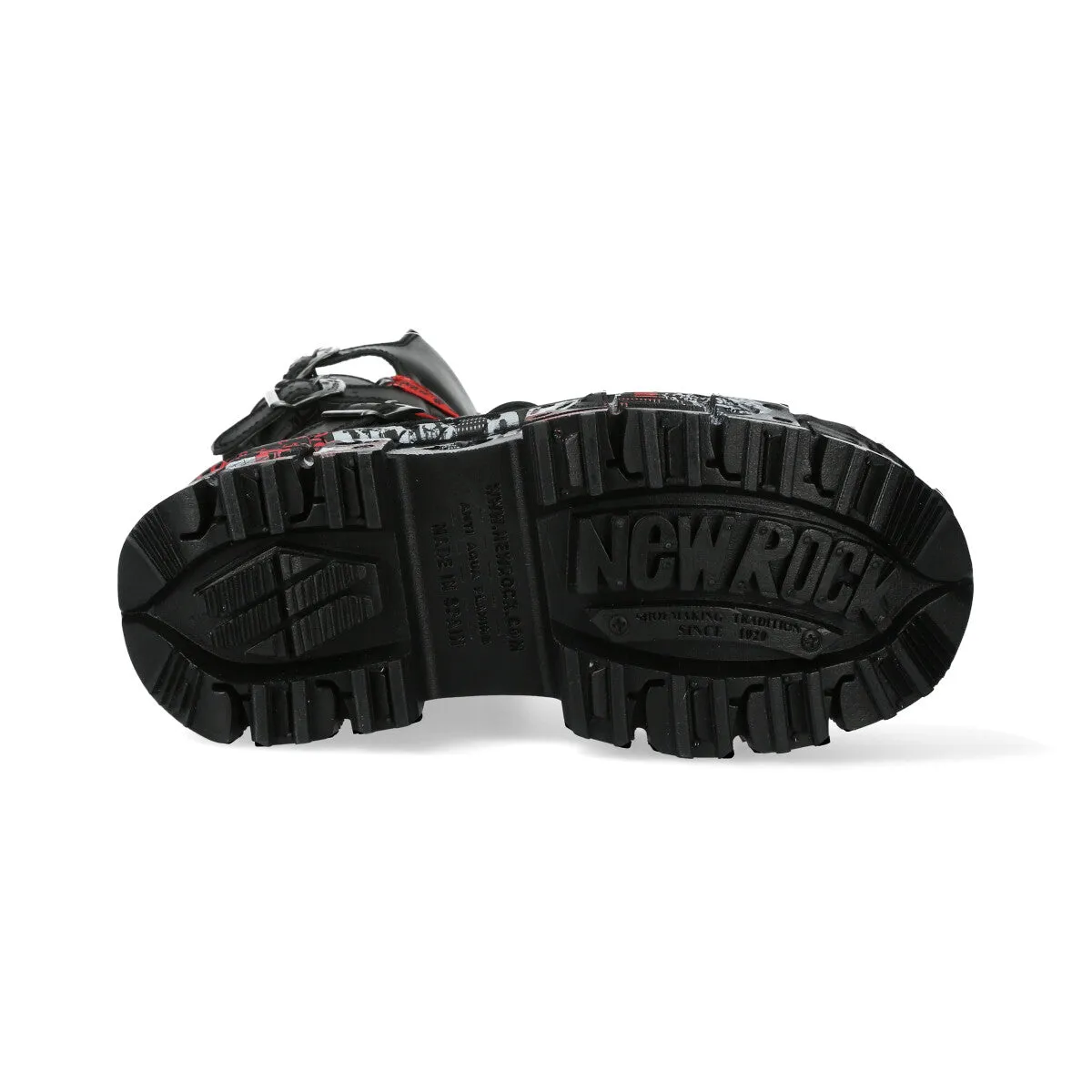 WALL028B-C1 Boots Leather Platform Gothic