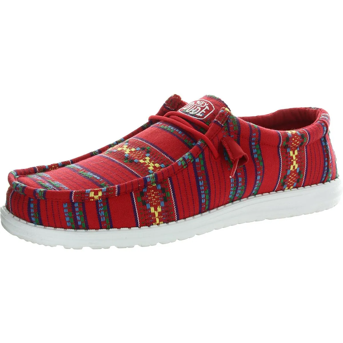 Wally Sarape Mens Woven Comfort Slip-On Shoes