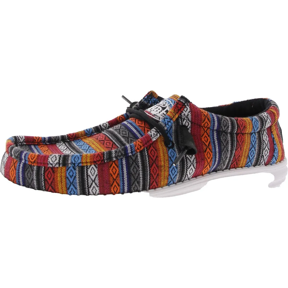 Wally Sarape Mens Woven Comfort Slip-On Shoes