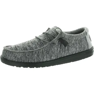 Wally Sport Knit Mens Laceless Knit Boat Shoes