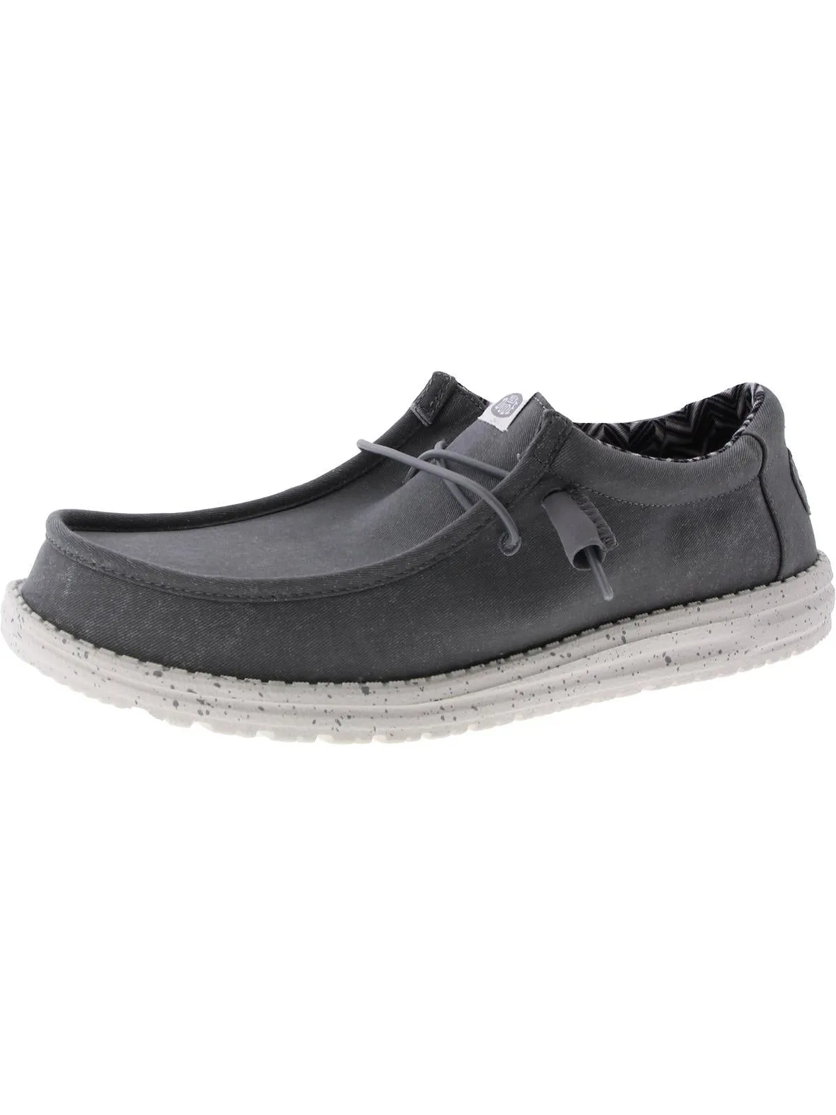 Wally Stretch Mens Canvas Slip On Loafers