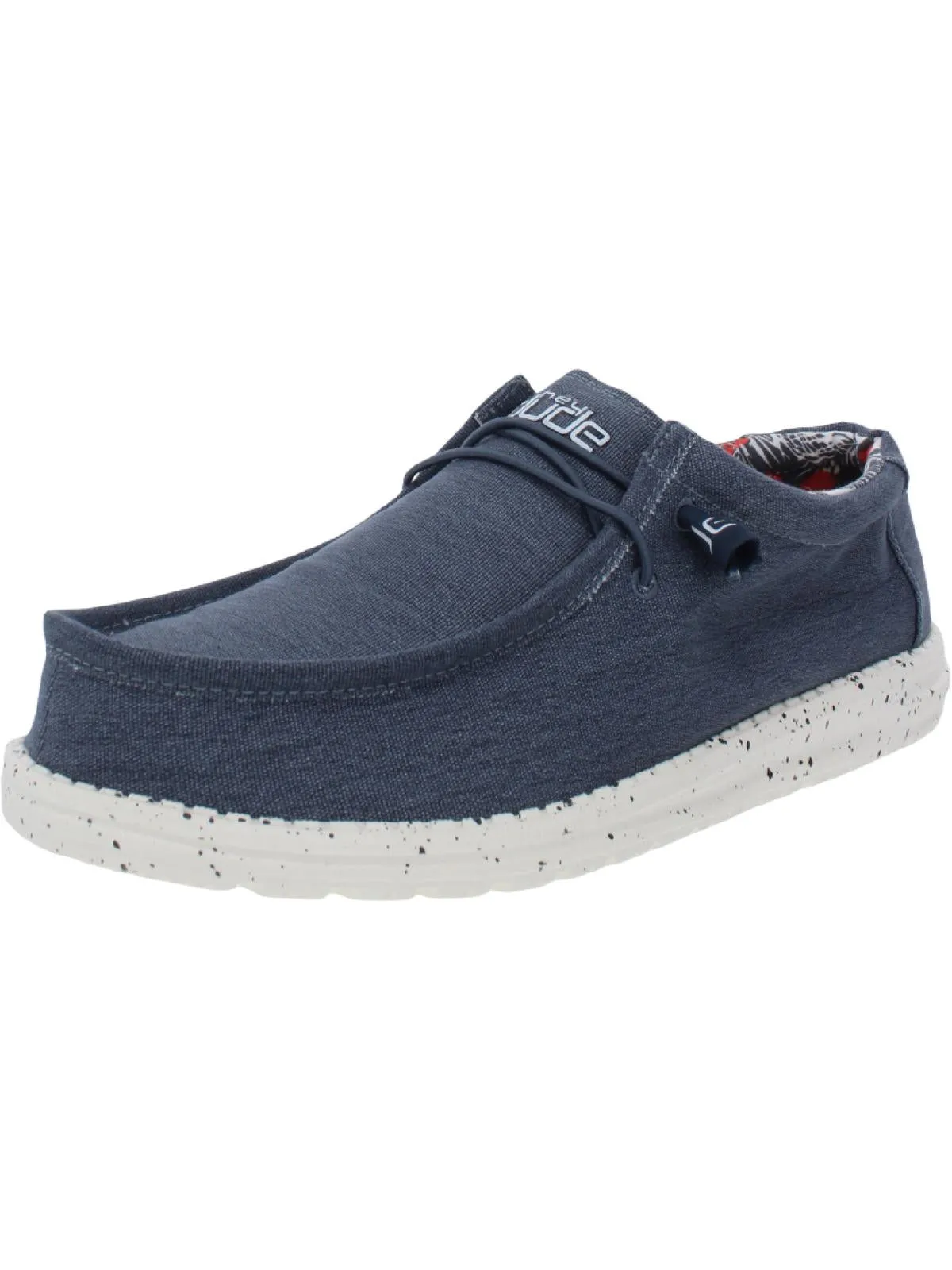 Wally Stretch Mens Canvas Slip On Loafers