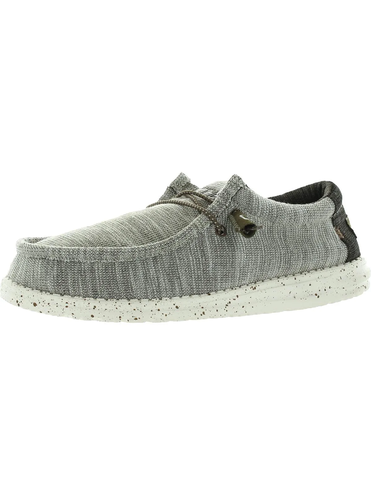 Wally Stretch Mens Canvas Slip On Loafers