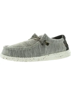 Wally Stretch Mens Canvas Slip On Loafers