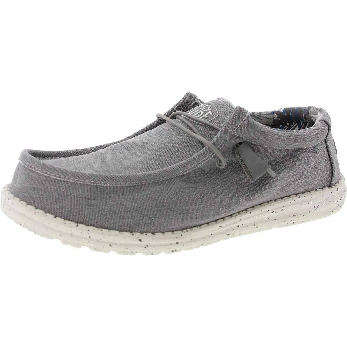 Wally Stretch Mens Canvas Slip On Loafers
