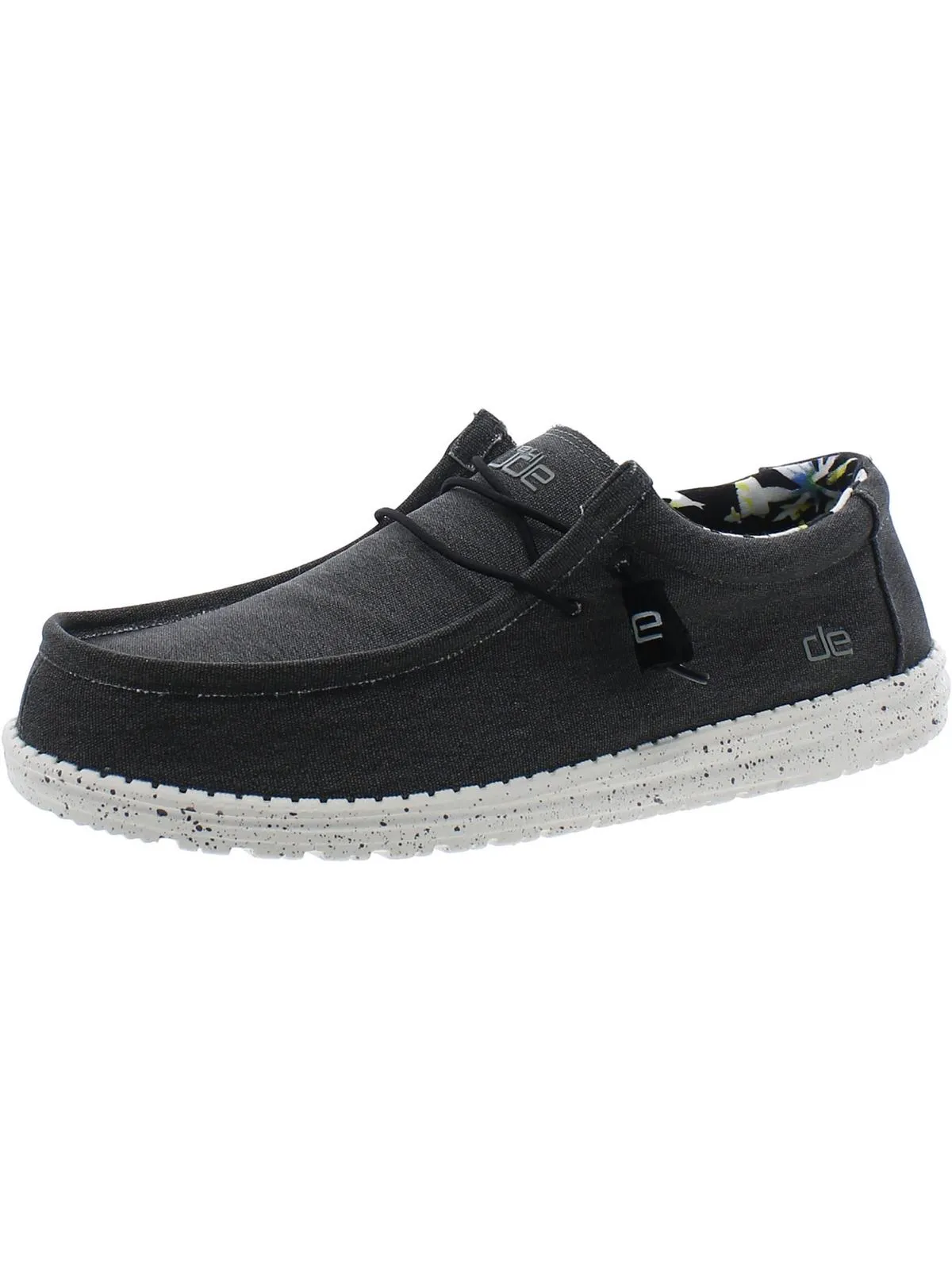 Wally Stretch Mens Canvas Slip On Loafers