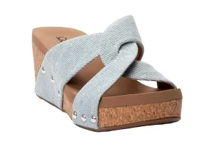 Women's Bonny Sandals In Pale Denim