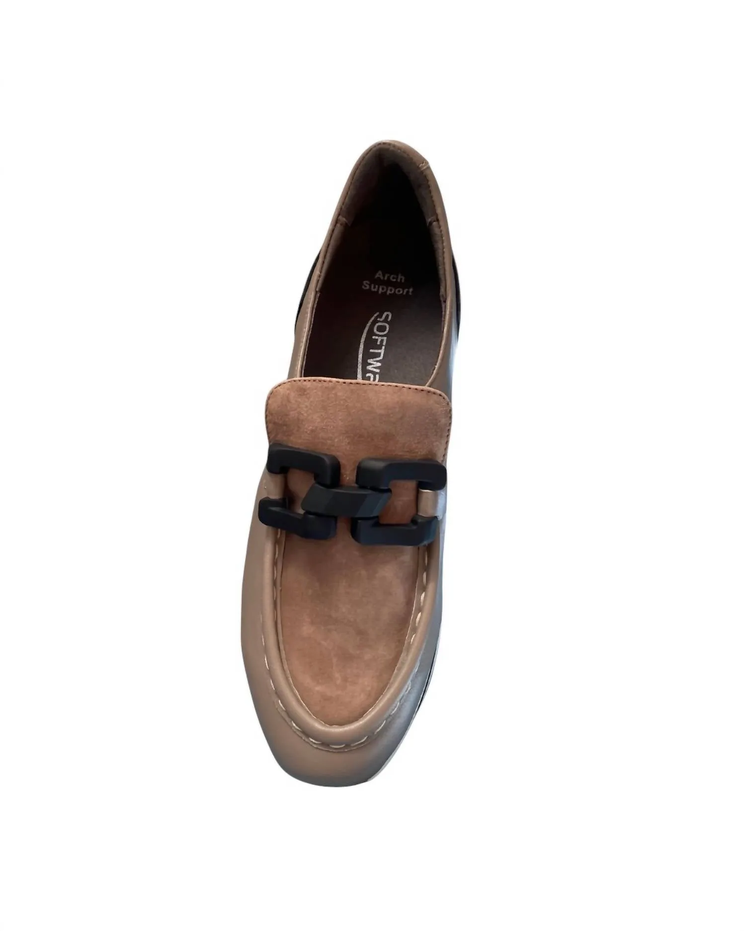 Women's Cathy Wedge In Taupe/black
