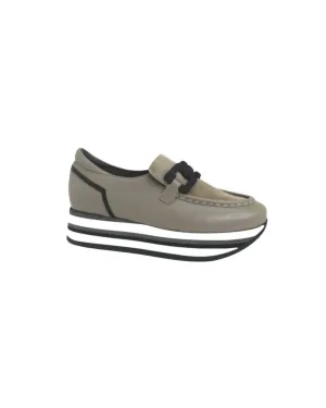 Women's Cathy Wedge In Taupe/black