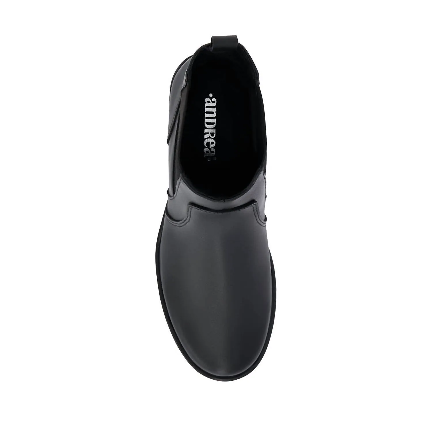 Women's Chelsea Boots With Elastic Sides In Black