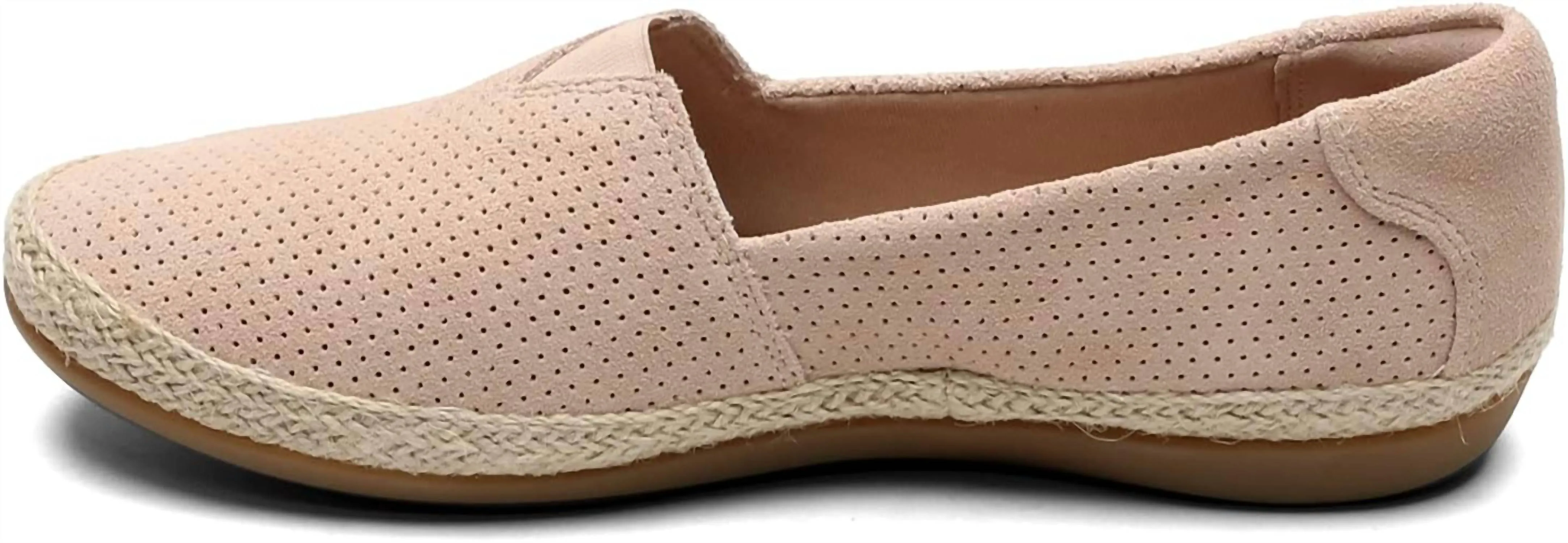 Women's Danelly Sky Loafer Flat In Blush Suede