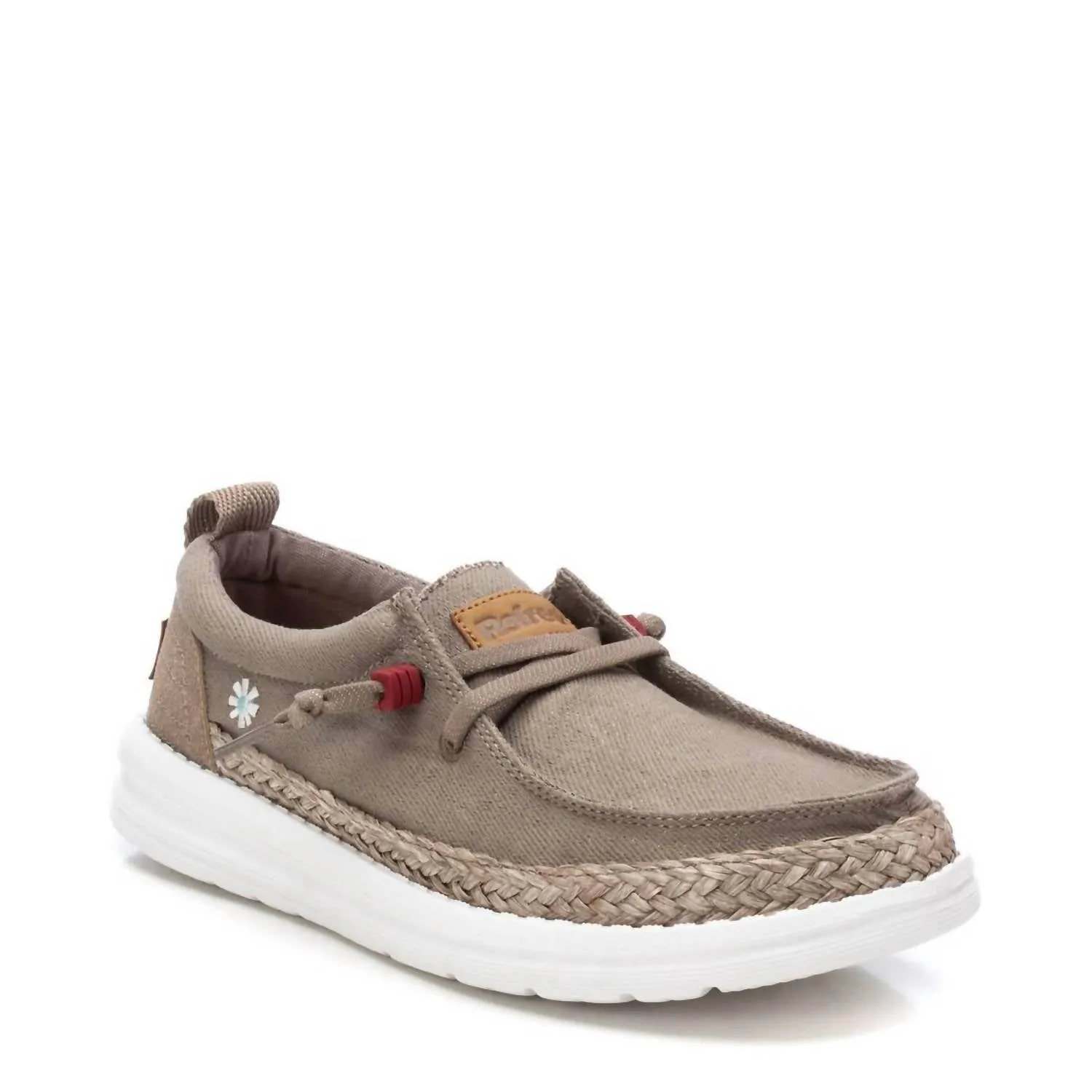 Women's Dockside Canvas Loafer In Taupe