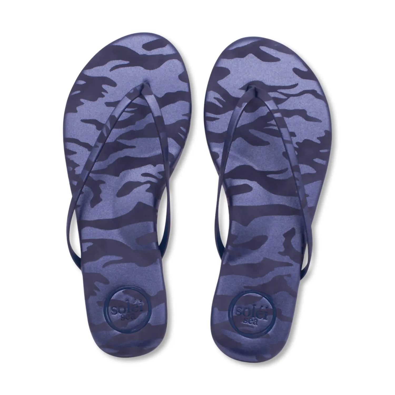 Women's Indie Sandals In Camo Metallic Blue