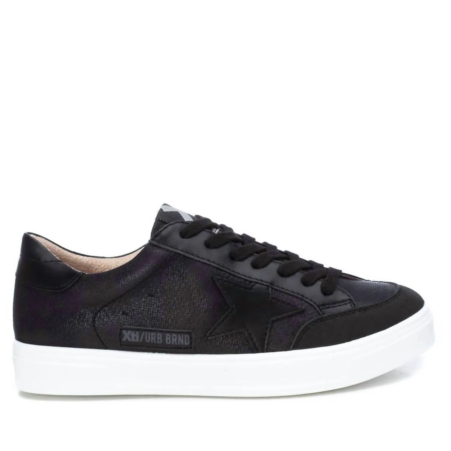 Women's Lace-Up Sneakers In Black