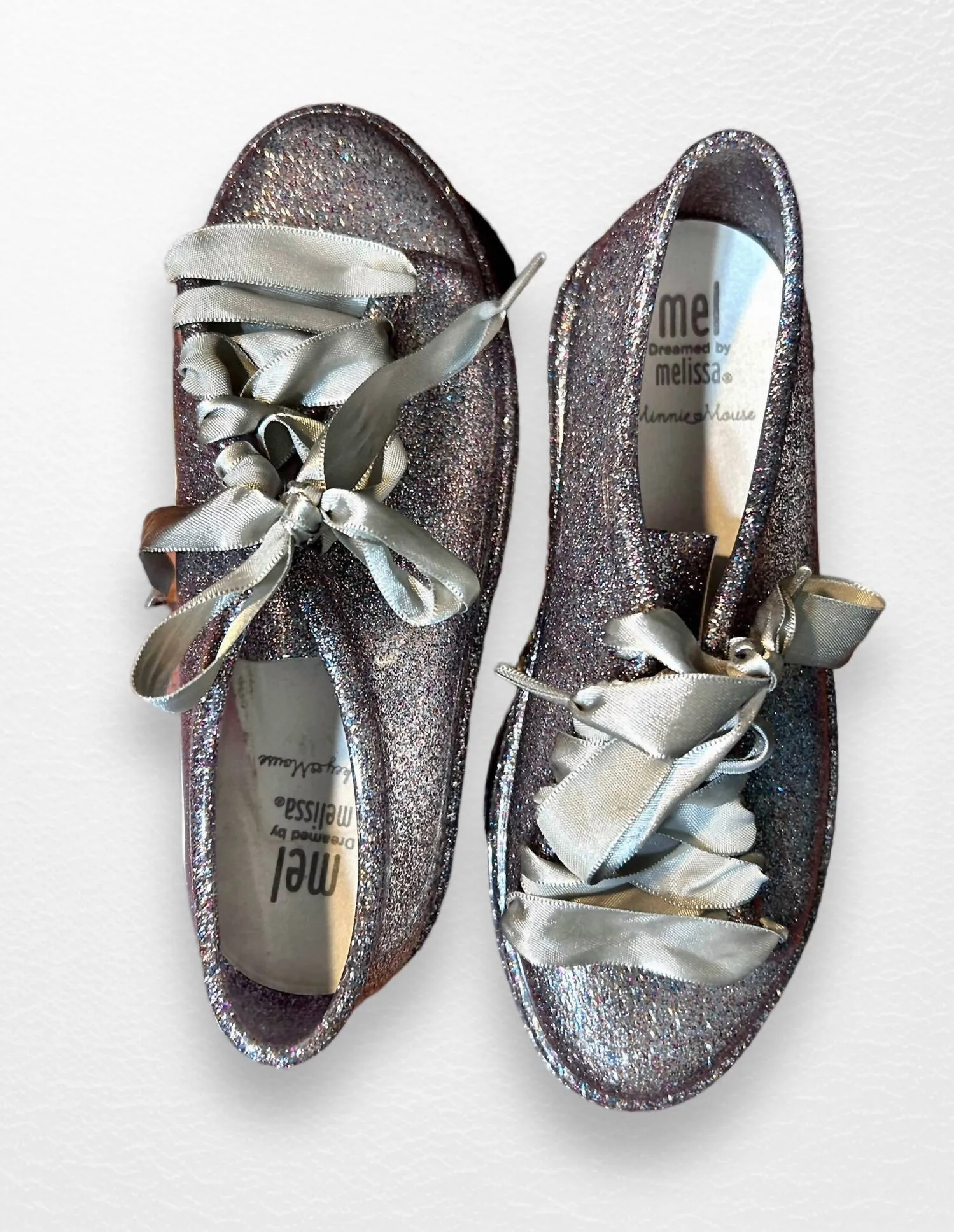 Women's Melissa Be Disney Sneakers In Silver Cloud