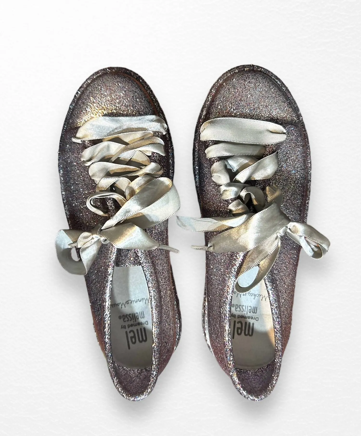 Women's Melissa Be Disney Sneakers In Silver Cloud