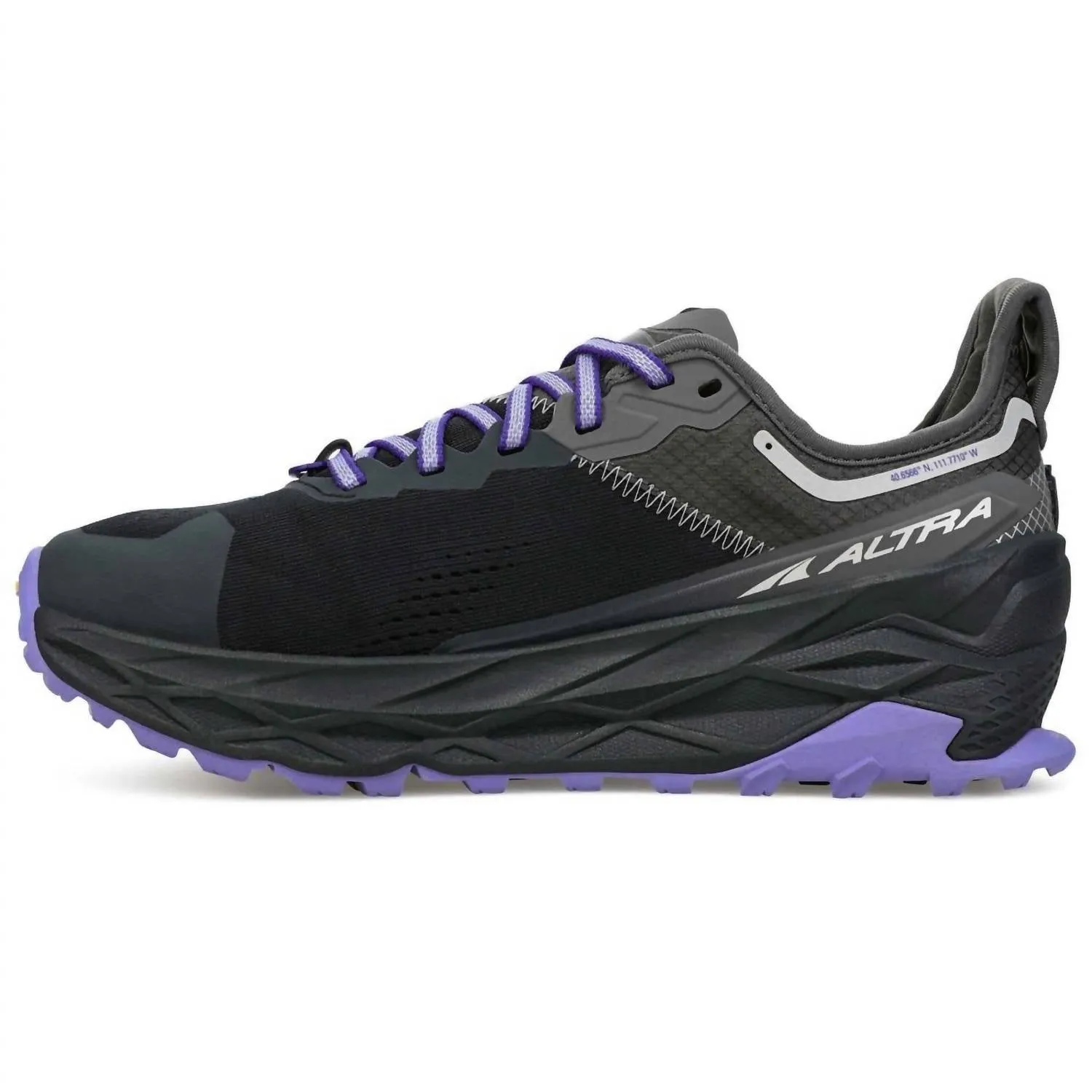 Women's Olympus 5 Trail Running Shoes In Black/gray