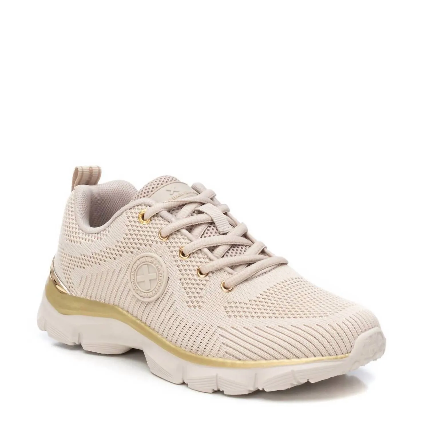 Women's Trainer Sneakers In Beige