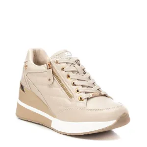Women's Wedge Sneakers In Beige