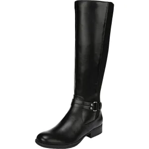 X-Anita Womens Faux Leather Tall Knee-High Boots