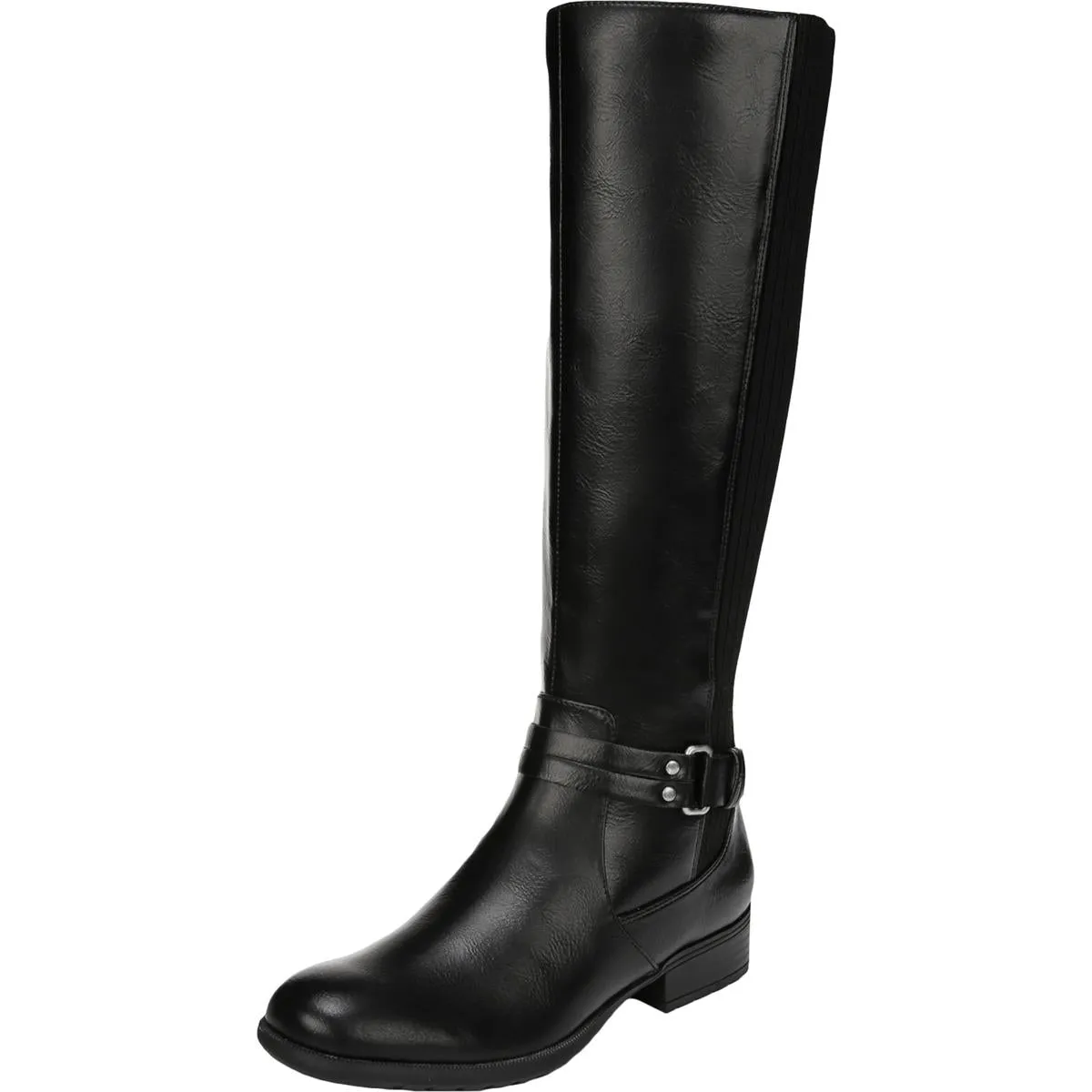 X-Anita Womens Faux Leather Tall Knee-High Boots