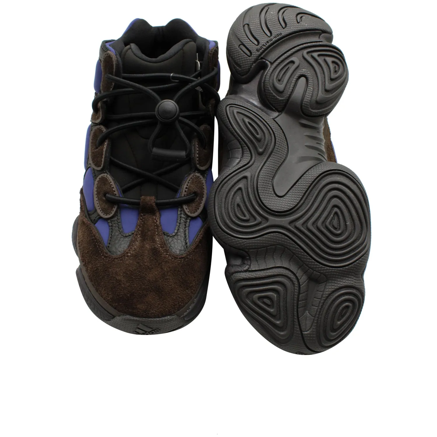 Yeezy 500 High Sneakers in Tyrian Synthetic