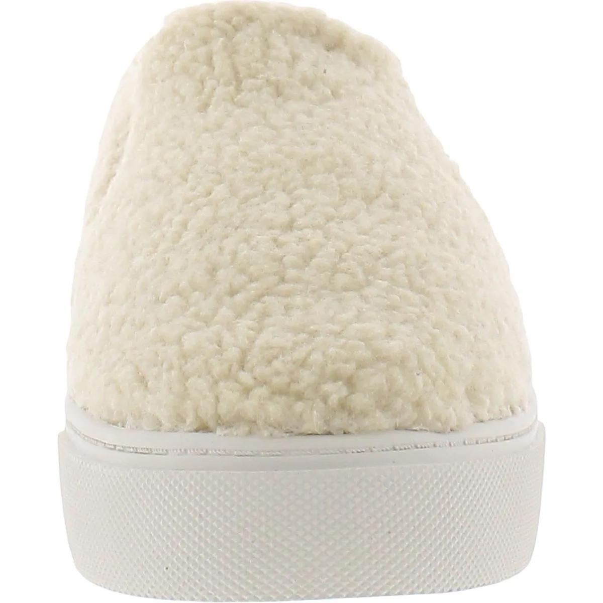Your Move Womens Faux Fur Slip On Loafers