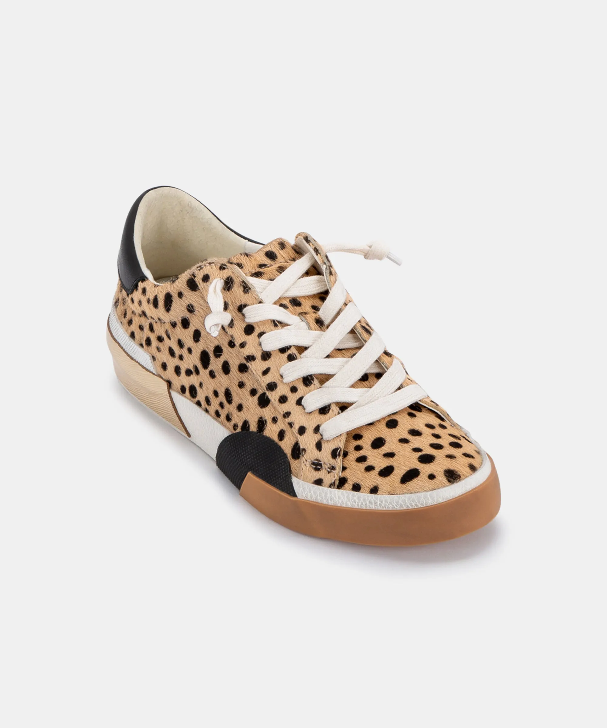 ZINA SNEAKERS LEOPARD CALF HAIR