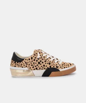 ZINA SNEAKERS LEOPARD CALF HAIR