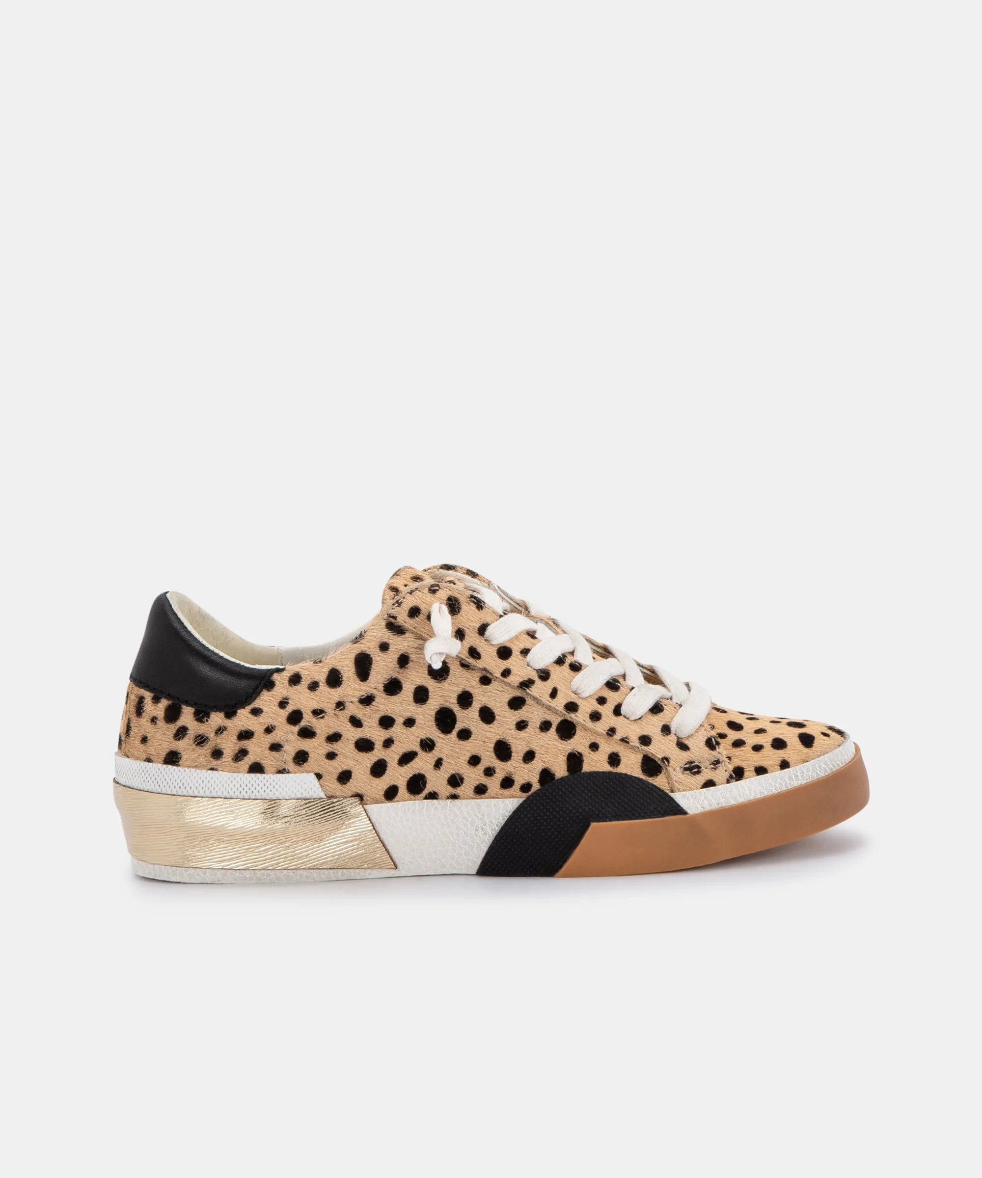 ZINA SNEAKERS LEOPARD CALF HAIR