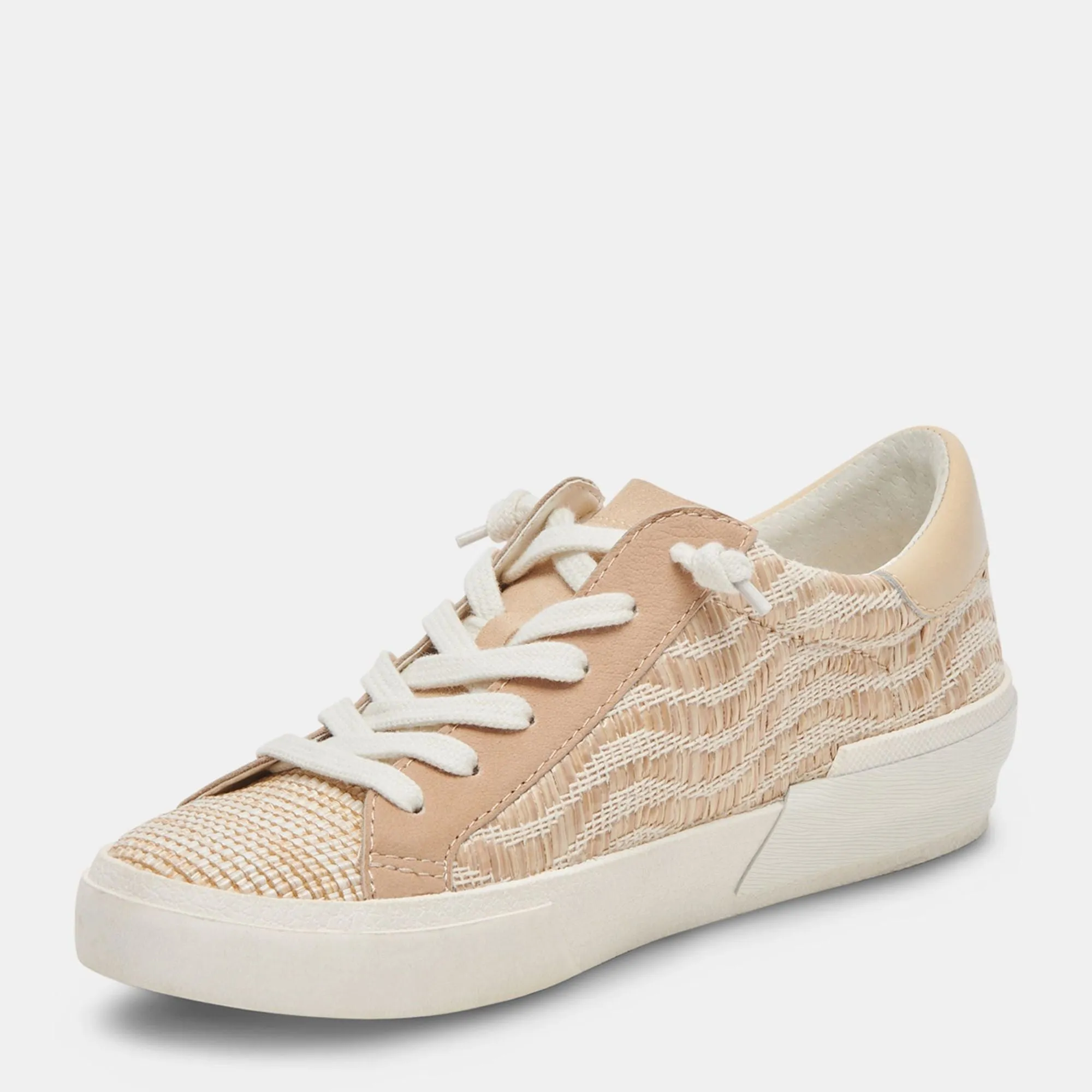 Zina Sneakers Wheat Raffia